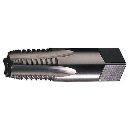 Pipe Tap, 1/4"-18, Semi-Bottoming, 4 Flutes, NPTF