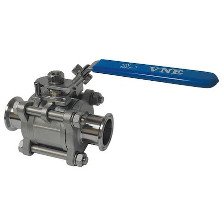 2" Clamp Stainless Steel Sanitary Ball Valve 2-Way