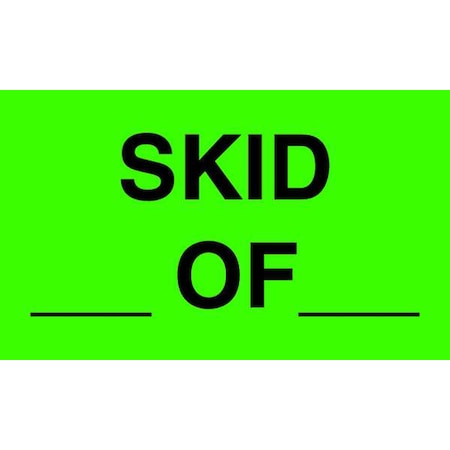 Shipping Labels,Black/Green,PK500
