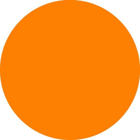 Blank Inventory Control Label Orange, Pk1000