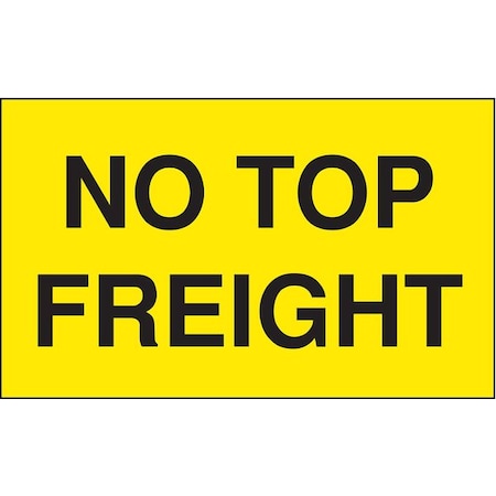 Shipping Labels, Black/Yellow, PK500