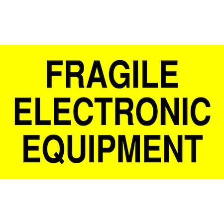 Shipping Labels,Black/Yellow,PK50