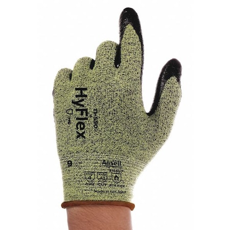 Cut Resistant Coated Gloves, Cut Level A2 ,Nitrile ,Smooth ,6 1 PR