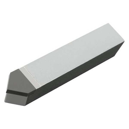 Brazed Tool Bit,D,2.5 In L,3/8 In W