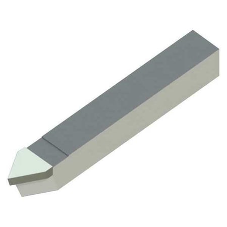 Brazed Tool Bit,E,2-1/4 In L,5/16 In W