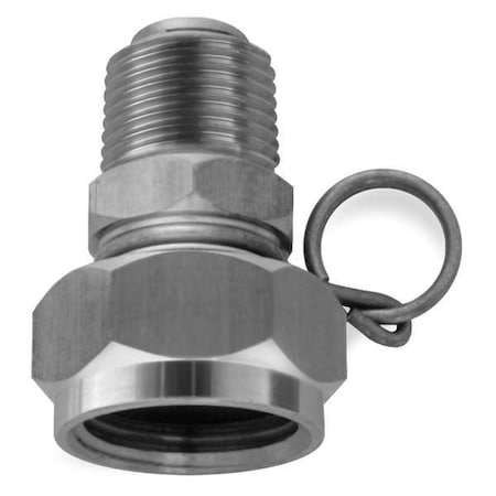 Swivel Hose Adapt,SS,1/2 InMNPT,2 In L