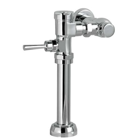 Toilet Manual Flush Valve, 1.28 gpf gpf, 1 in Inlet, Non-Hold Open Oscillating