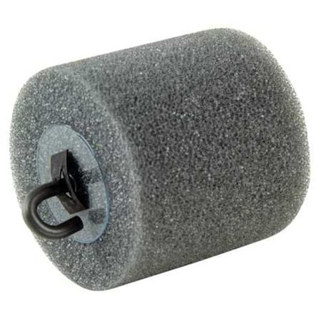 Foam Conduit Piston,1-1/2 In,Grey,PK5