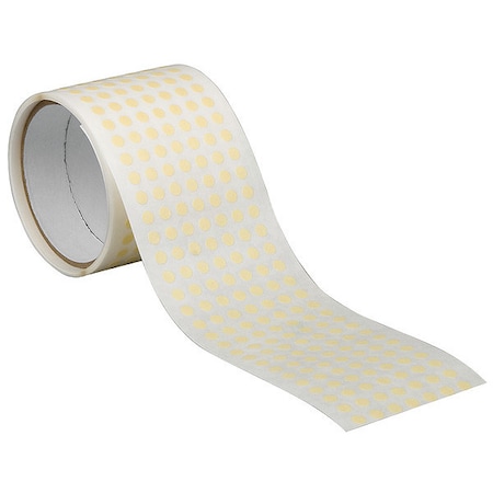 Painter's Tape, 1/8 in W x 1/8 in L, 7.5 mil Thick, Tan, Rubber Adhesive, 2500 PK