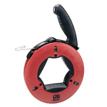 Fish Tape,1/8 In x 65 ft,Carbon Steel