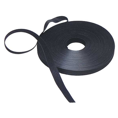 No Adhesive, 37.5 ft, 1/2 in W, Black