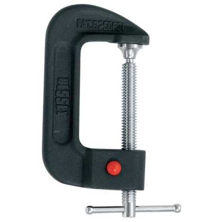 Quick Release C-Clamp, 6-5/8", Iron, 1200lb