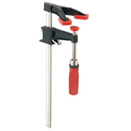 12 in Bar Clamp, Wood Handle and 3 1/2 in Throat Depth