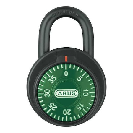 Combination Padlock, Front, Black/Silver