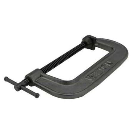 C-Clamp, 10", Iron, Regular Duty, 2850 lb., Body Color: Black