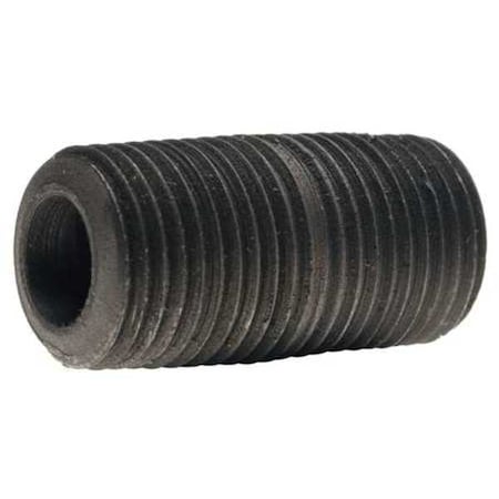 1-1/4" Close Black Pipe Nipple Sch 80