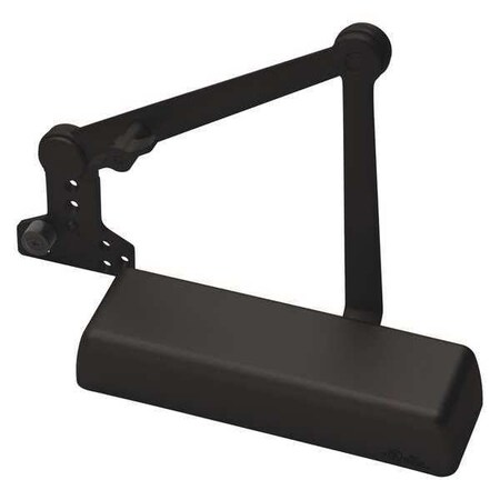 Manual, Hydraulic, Norton 410, Door Closer, Heavy Duty Interior and Exterior, Dark Bronze