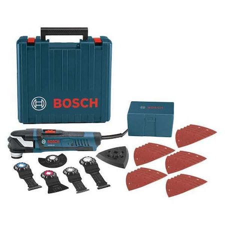 Oscillating Tool Kit, 120 V AC, Corded, 3  Degrees Oscillation Angle, Starlock Plus Series