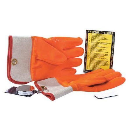 Propane Gloves,Neoprene,5 in. W