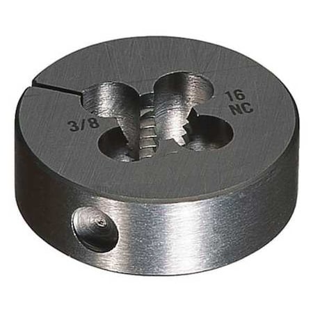 HSS Round Adjustable DIe 0710 Cle-Line M25.4 Outer Diameter M6x1
