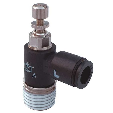 Miniature Flow Control,6mm Tube,1/4 In
