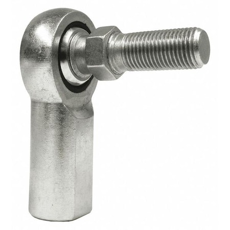 Female Stud Rod End,Nylon/PTFE,RH,1/4-28