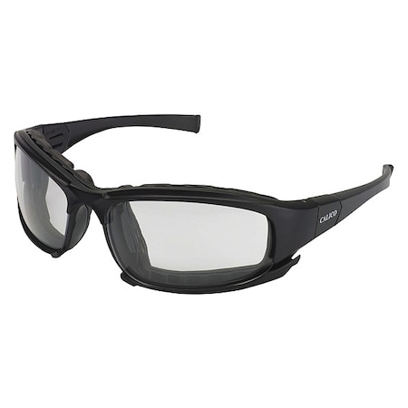 V50 Calico, Safety Glasses, Anti-Fog & Anti-Scratch, Clear Lens, Black Frame, Full-Frame