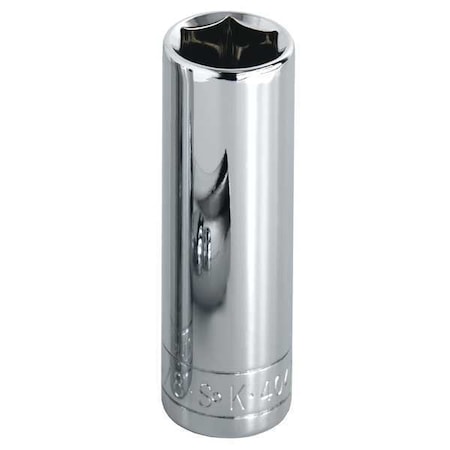 3/8 " Drive, 15/16" SAE, Socket, 12 Points,  Steel, Chrome, 15/16 in