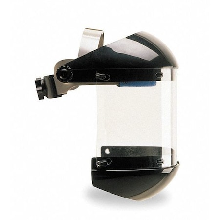 Headgear/Chin Protector, Blk, ABS, ChinGuard