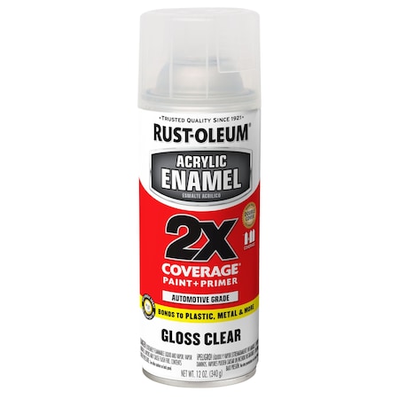 12 oz. Clear Gloss Acrylic Enamel Auto Body Paint/Primer
