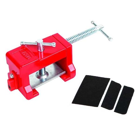 4" Bar Clamp, Steel Handle and 1 1/4 in Throat Depth