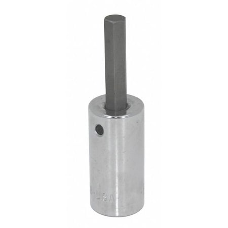 1/2 in Drive Hex Socket Bit SAE 5/16 in Tip, 4 1/4 in L