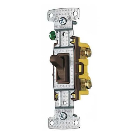 Wall Switch,Brown,1-Pole Switch,1/2 HP