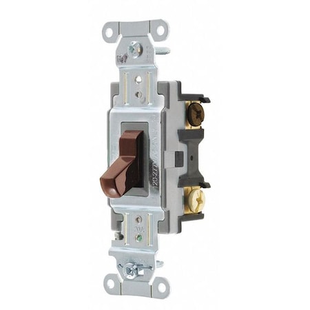 Wall Switch,Brown,3-Way Switch,1 to 2 HP