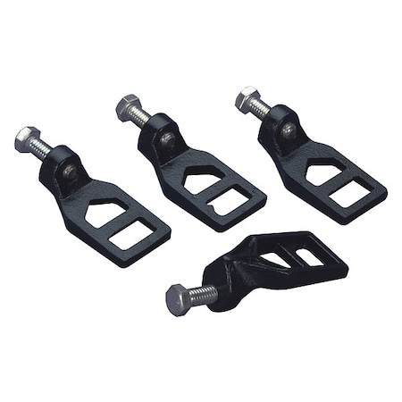 Cast Iron, Black Finish, Lock Down Lugs