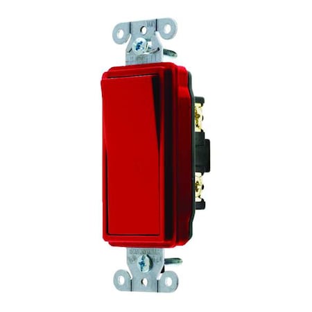 Wall Switch,Red,1 HP,1-Pole Switch