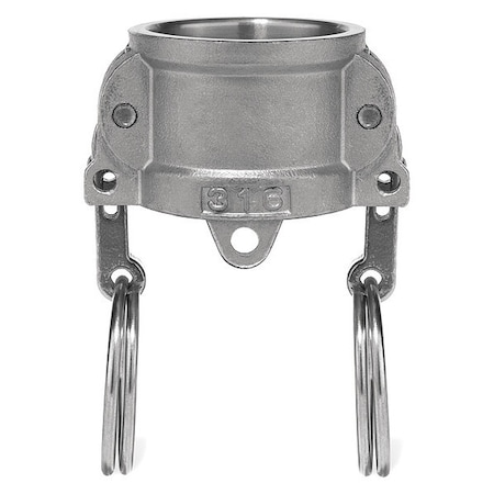 Cam and Groove Fitting, 304SS, DC, 1" Coupler Dust Cap