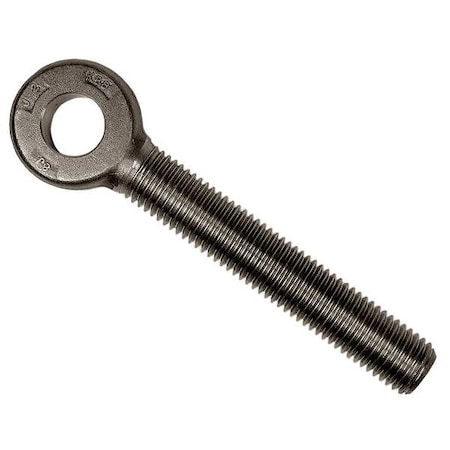 Rod End, Stainless Steel, Plain, 3/4"-10 Thrd Sz, 3 1/2 in Thrd Lg, 3-1/2 in Overall Lg