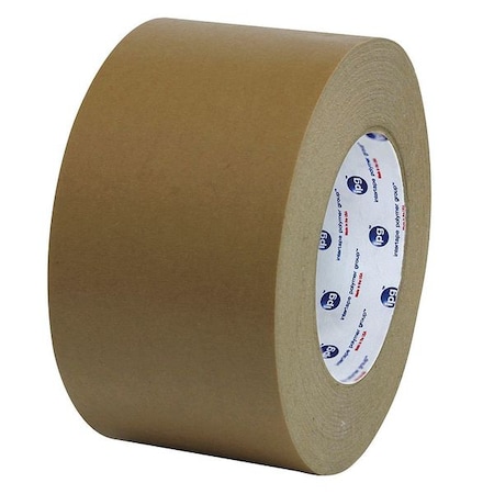 Packaging Tape, 48 mm W x 54 4/5 m L, 7.2 mil Thick, Kraft, Synthetic Rubber Resin Adhesive, 24 PK