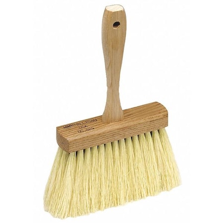 1 3/4 in W Masonry Brush, 6 3/4 in L Handle, 6-1/2 in L Brush, White, Hardwood, 11 in L Overall