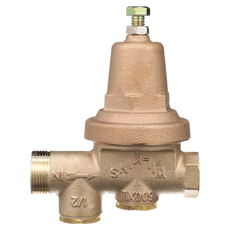 Water Pressure Reducing Valve,1/2 In.