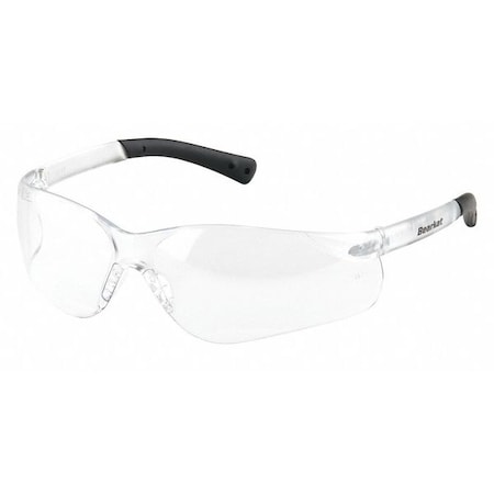 BearKat (BK3), Safety Glasses, UV-AF Anti-Fog, Polycarbonate Lens, Clear Frame, Frameless