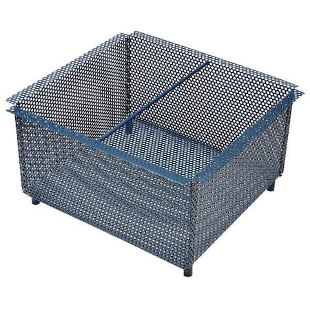 Carbon Steel, Blue Finish, Sediment Bucket
