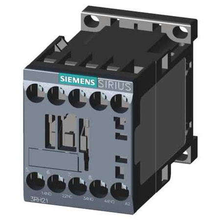 IEC Control Relay,3NO/1NC,24VDC,10A