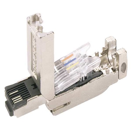 Connector,RJ45/180 Degree,24AWG