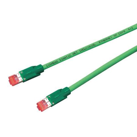 Ethernet Cable,Cat 6A,Green,32.8 ft.