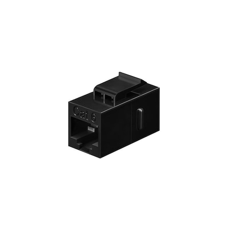 Datacom Jack,Cat6,Coupler,Black
