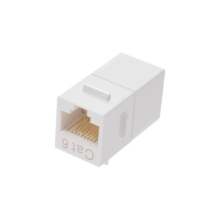 Datacom Jack,Cat6,Coupler,White