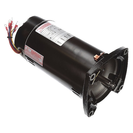 Pool Pump Motor, 3-Phase, 1 1/2 HP, 48Y Frame, 3,450 Nameplate RPM