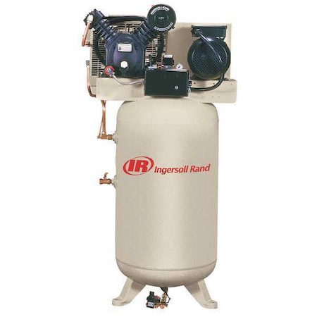 Electric Air Compressor, 10 hp, 2 Stage